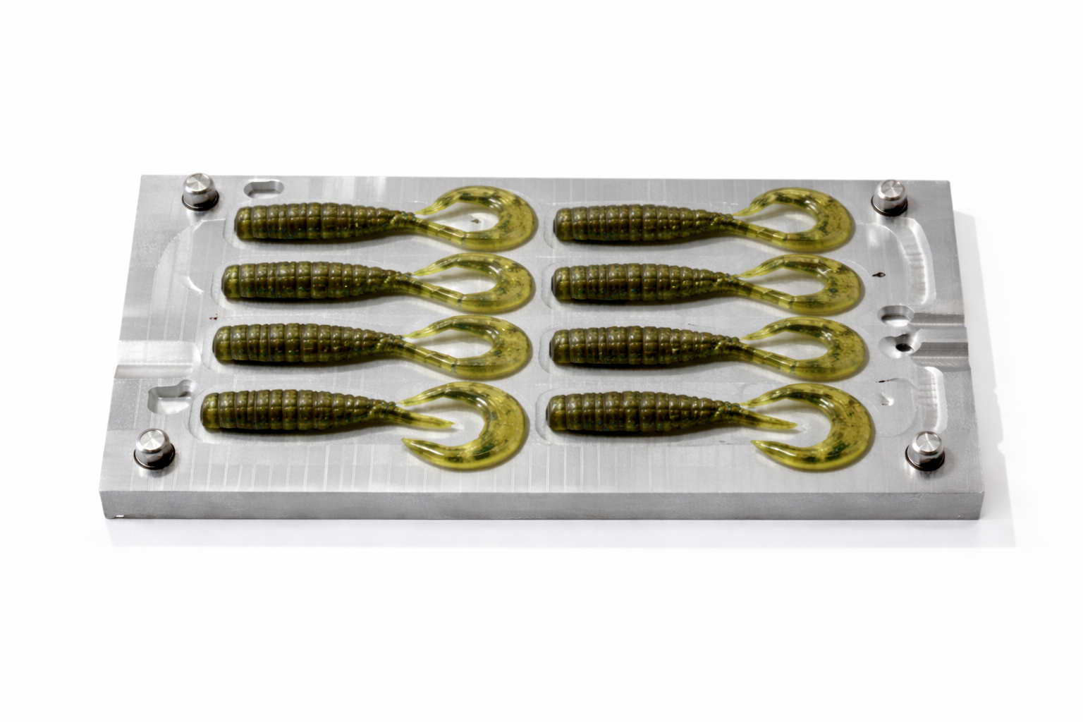 3.5" Single Tail Grub Mold